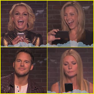 Celebs Read Mean Tweets: Britney Spears, Lisa Kudrow & Chris Pratt Laugh Off Twitter Hate