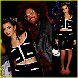 Charli XCX Hangs with Redfoo of LMFAO at MTV EMAs 2014