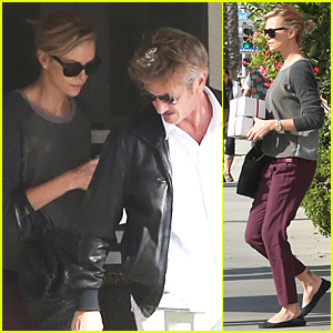 Charlize Theron & Sean Penn Have Low-Key Lunch Date at the Ivy