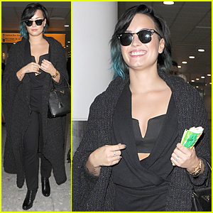 Demi Lovato Jets to London to See Her European Lovatics