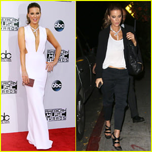 Kate Beckinsale Grabs Dinner with Hubby Len Wiseman After Introducing One Direction at AMAs 2014!