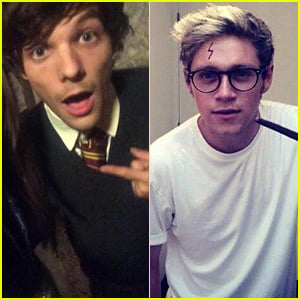 Louis Tomlinson & Niall Horan Go Undercover at Wizarding World of Harry Potter!