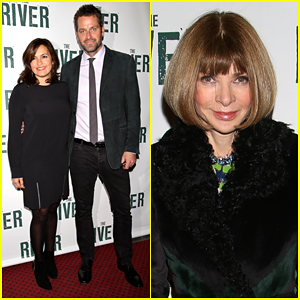 Mariska Hargitay & Anna Wintour Support Hugh Jackman for 'The River' Opening Night