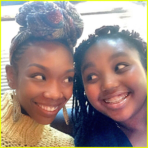 Brandy Shares Adorable Sunday Selfie with Daugther Sy'rai!