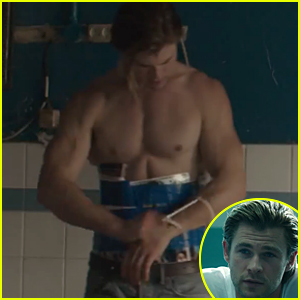 Chris Hemsworth Shows Off Shirtless Sexy Body in 'Blackhat' Trailer - Watch Now!