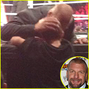 Intimidating WWE Star Triple H Shows Soft Side to Crying Wrestling Fan