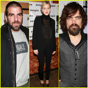 Zachary Quinto Supports Taylor Schilling & Peter Dinklage at 'A Month In the Country' Opening Night Party!