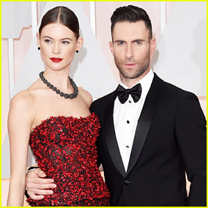 Adam Levine & Behati Prinsloo Are One Hot Couple at the Oscars 2015