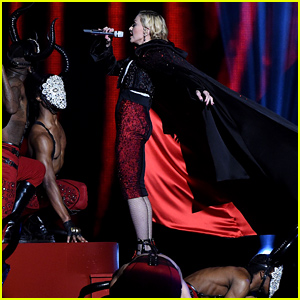 Madonna Addresses Her Fall at the BRIT Awards 2015: 'I'm Fine!'