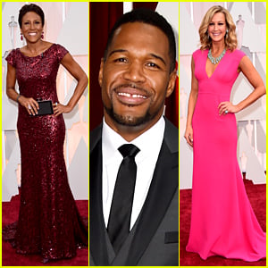 Robin Roberts & Michael Strahan Get Ready for ABC's Oscars Pre-Show