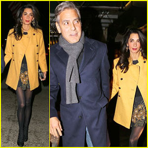 George & Amal Clooney Make It a Date Night