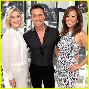 Julianne Hough Continues DWTS Promo With Carrie Ann Inaba & Bruno Tonioli in NYC