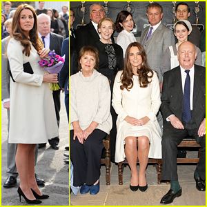 Kate Middleton Meets Cast & Crew at 'Downton Abbey' Set Visit!