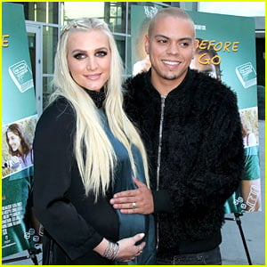 Evan Ross Holds Ashlee Simpson's Baby Bump at His Movie Premiere