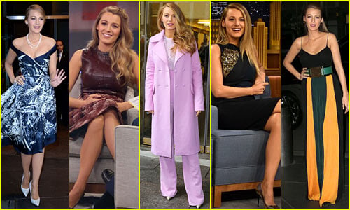 Blake Lively Wore Ten Amazing Outfits for One Day of Press!
