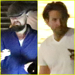 Leonardo DiCaprio & Bradley Cooper Dine Out at Nobu