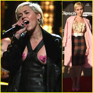 Miley Cyrus Rocks Nipple Pasties, Says She Wanted to Have Sex With Joan Jett