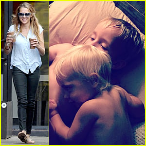 Teresa Palmer's Cute Sons Are Ready For Bed Time Story