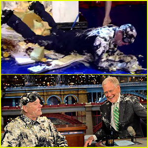 Bill Murray Pops Out of a Cake For David Letterman's Second-to-Last 'Late Show' (Video)