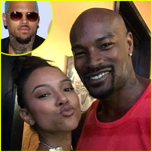 Is Chris Brown Threatening Tyson Beckford for Hanging Out with Karrueche Tran!?