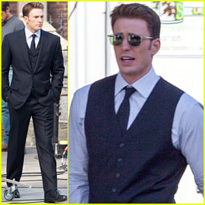 Chris Evans Begins Filming 'Captain America: Civil War' - First On Set Photos!