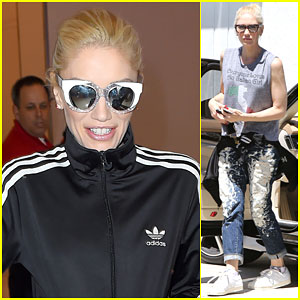 Gwen Stefani Leaves Los Angeles in Style