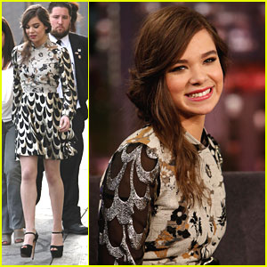 Hailee Steinfeld Promotes 'Pitch Perfect 2' On 'Jimmy Kimmel Live'
