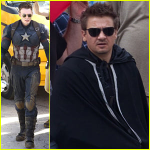 Jeremy Renner Joins Chris Evans on 'Captain America: Civil War' Set!