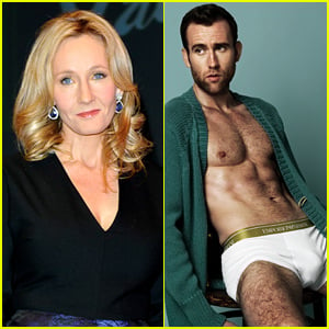 J.K. Rowling & Matthew Lewis Have the Funniest Twitter Exchange After His Shirtless Sexy Photo Shoot