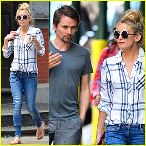 Kate Hudson & Matthew Bellamy Are Friendly Exes in New York City