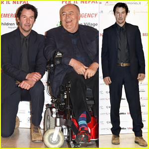 Keanu Reeves Reunites with Director Bernardo Bertolucci at 'Little Buddha' Charity Screening!