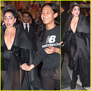 Lady Gaga & Alexander Wang Hold Hands at Met Gala After Party