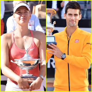 Maria Sharapova & Novak Djokovic Win Italian Open Titles!