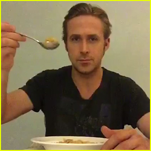 Ryan Gosling Pays Tribute to Vine Star By Finally Eating His Cereal (Video)