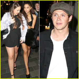 Ariana Grande & Niall Horan Party Together in London (Video)