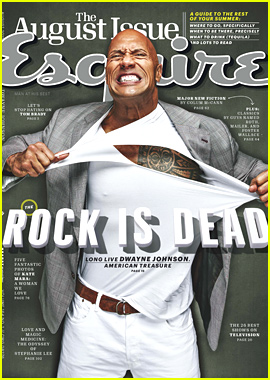Dwayne Johnson Rips His Shirt Off on 'Esquire' August Cover!