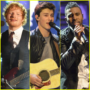 Ed Sheeran, Shawn Mendes, & Jason Derulo Hit The Stage at MuchMusic Video Awards 2015 - Watch Here!