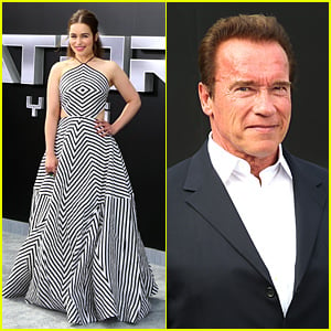 Emilia Clarke & Arnold Schwarzenegger Talk 'Terminator' Nude Scenes