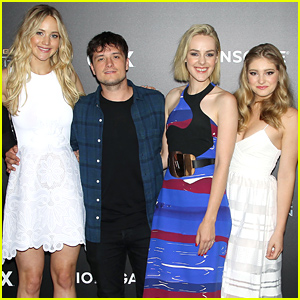 Jennifer Lawrence Reunites with Her 'Hunger Games' Co-Stars at Exhibit Opening!