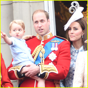 Prince William & Kate Middleton Bring Prince George to 'Trooping The Colour,' Leave Princess Charlotte at Home