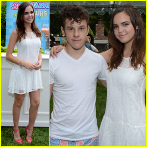 Bailee Madison & Nolan Gould Step Out for JJ's Summer Bash Presented by SweeTARTS Chewy Sours