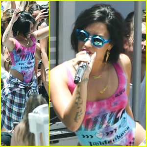 Demi Lovato Parties It Up In Miami With Y100