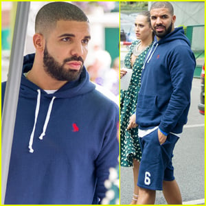 Drake Heads to Wimbledon to Watch Pal Serena Williams