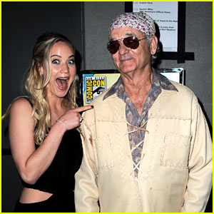 Jennifer Lawrence Geeks Out Over Bill Murray at Comic-Con!
