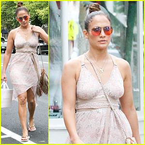 Jennifer Lopez Does Some Post-Independence Day Shopping in the Hamptons