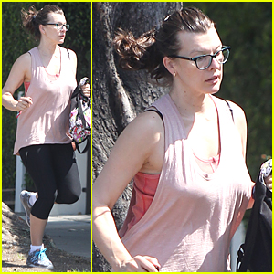 Milla Jovovich Flaunts Post-Baby Body After Giving Birth Three Months Ago