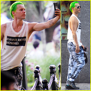 Jared Leto's iPhone Background Is The Joker!