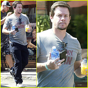 Mark Wahlberg Celebrates Christmas in August