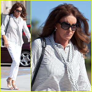 Caitlyn Jenner Rocks White Skinny Jeans for Monday Outing