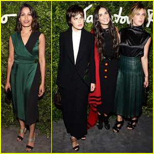 Demi Moore Helps Ferragamo Celebrate 100 Years In Hollywood With Daughters Tallulah & Scout!